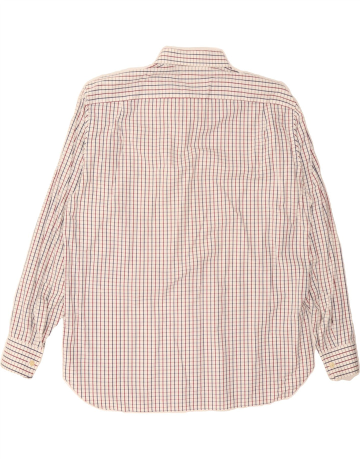 J. CREW Mens Shirt Size 17/17 1/2 XL White Check Cotton Vintage J. Crew and Second-Hand J. Crew from Messina Hembry 