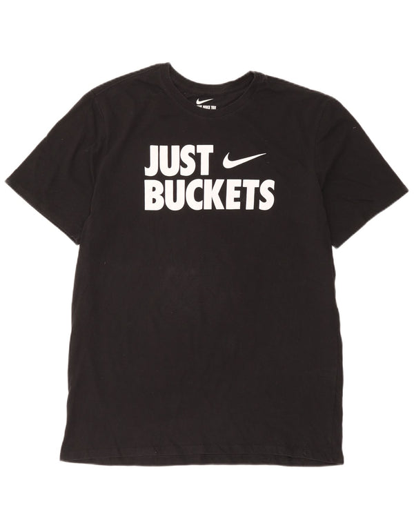 Nike Dri Fit Graphic T-Shirt Top XL crni pamuk