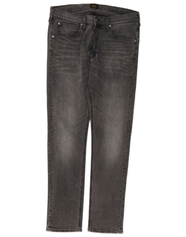 LEE Mens Luke Slim Jeans W32 L30 Sivi pamuk