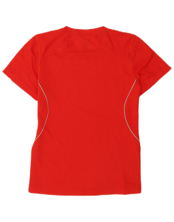 Adidas ženska majica kratkih rukava UK 14 Medium Red Sports od poliestera