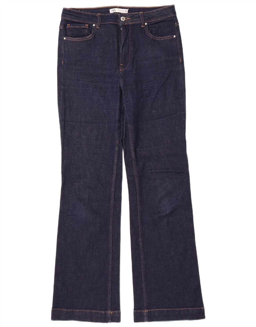 Ženske traperice Zara Bootcut EU 42 Large W32 L34 tamnoplave