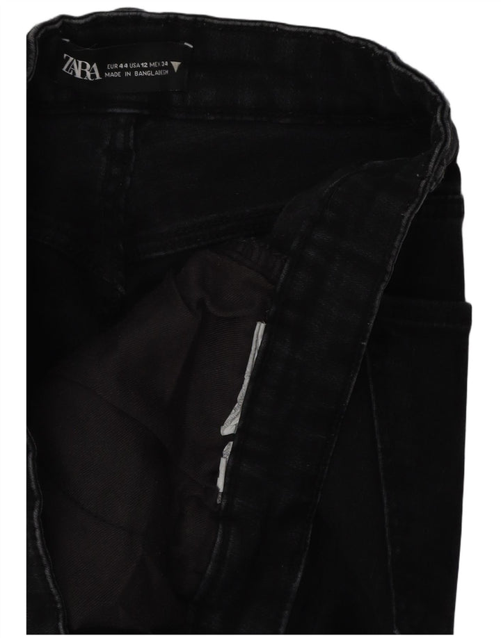 Zara ženske uske traperice EU 44 XL W34 L26 crne