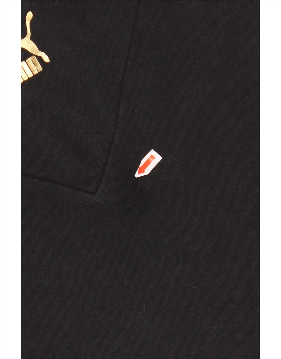 PUMA Girls Crop Graphic majica s kapuljačom 11-12 Years Black Colourblock Pamuk