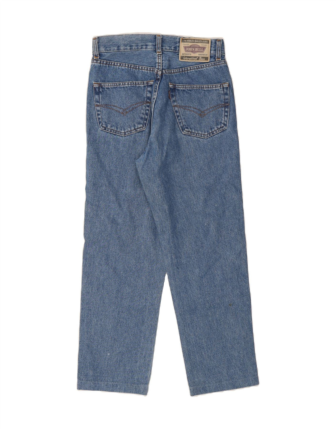 JOHN BULL Womens Straight Jeans W28 L26 Blue Cotton Vintage John Bull and Second-Hand John Bull from Messina Hembry 
