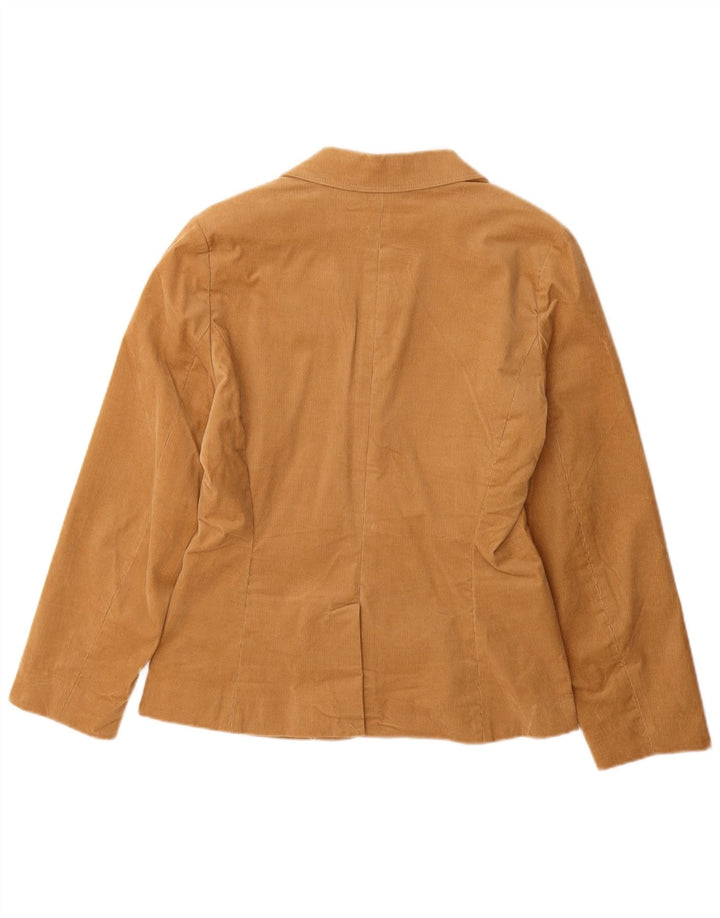 Tommy Hilfiger Ženska jakna od samta s 3 gumba US 10 Large Beige