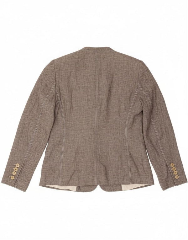 Armani Collezioni ženski sako sa 2 gumba IT 46 Large Gray Lan