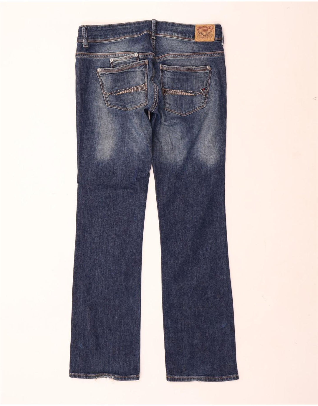 Tommy Hilfiger ženske Ruby ravne traperice W31 L32 plavi pamuk