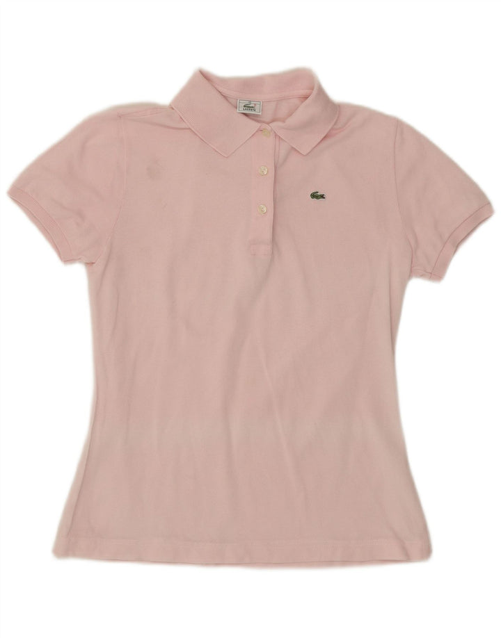 Lacoste ženska polo majica veličine 40, srednje ružičasti pamuk