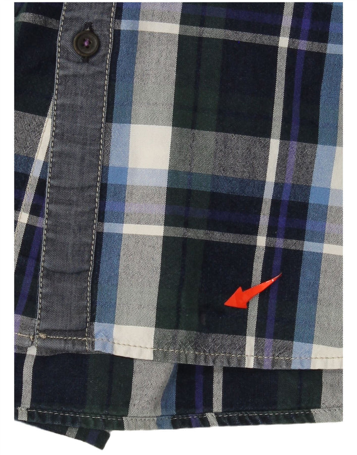 Ted Baker muška košulja veličine 4, veliki tamnoplavi karirani pamuk