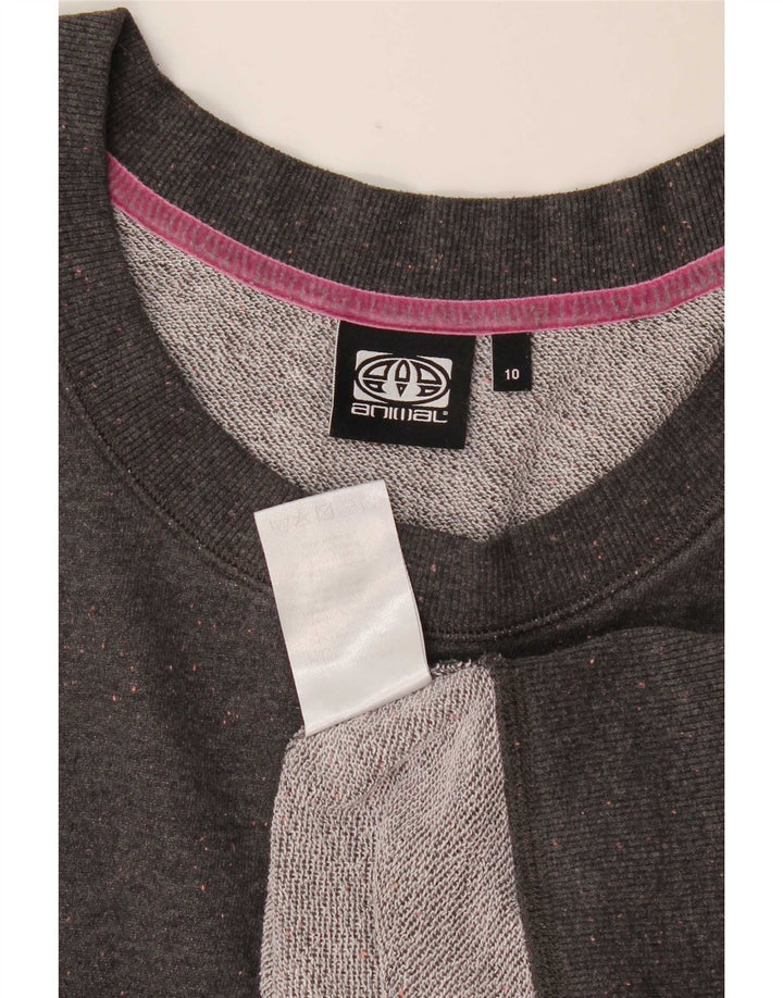 Ženski džemper Animal Sweatshirt UK 10 Small Grey Flected