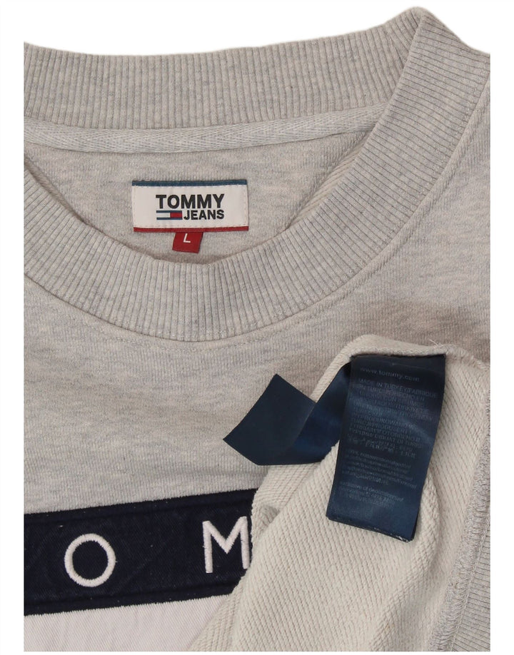 TOMMY HILFIGER Ženska kratkotrajna majica s motivima UK 16 Velika siva