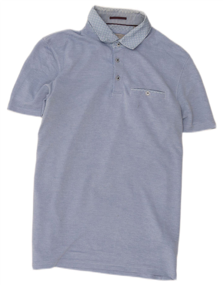 Ted Baker muška polo majica veličina 3 srednje plavi modal