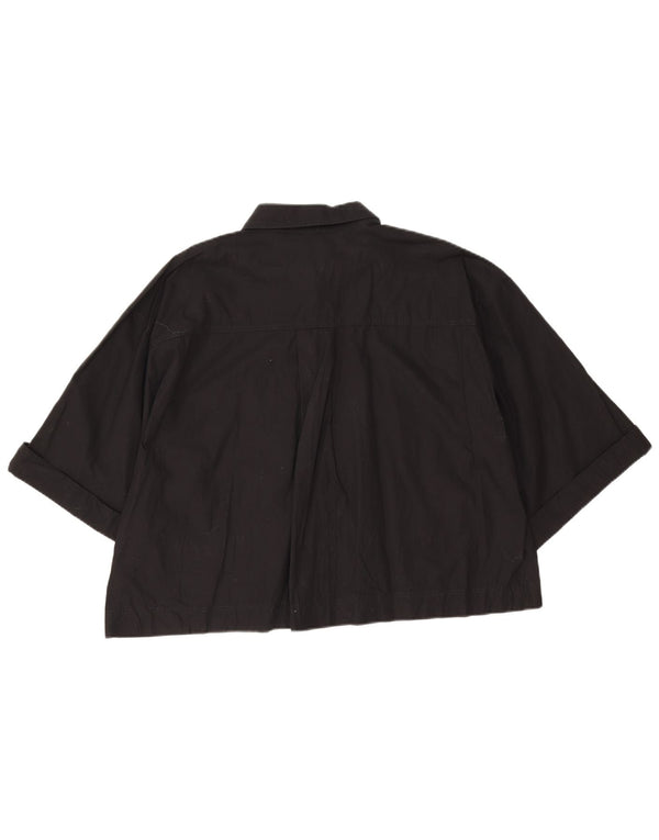 Zara ženska kratki rukav majica kratkih rukava UK 18 XL crna