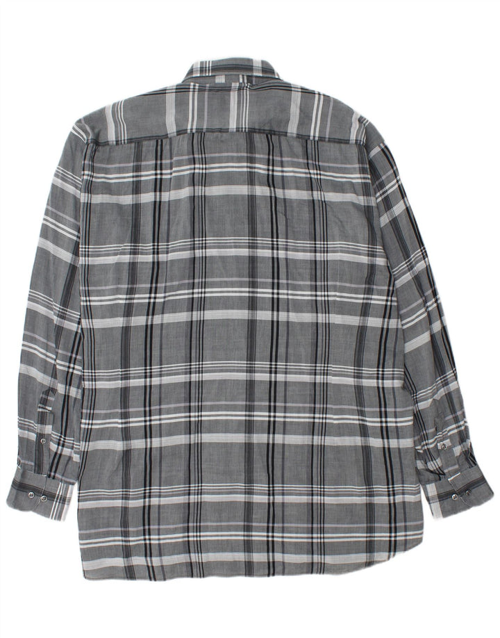 Paul & Shark muška košulja 2XL sivi karirani pamuk