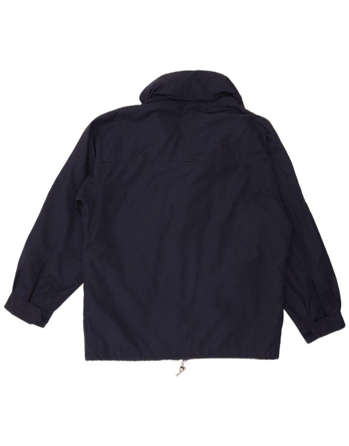 Fila muška vjetrovka s kapuljačom IT 48 Medium tamnoplava retro poliester