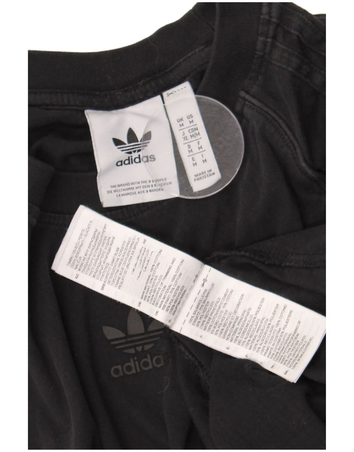 Adidas muška majica kratkih rukava Srednji crni pamuk