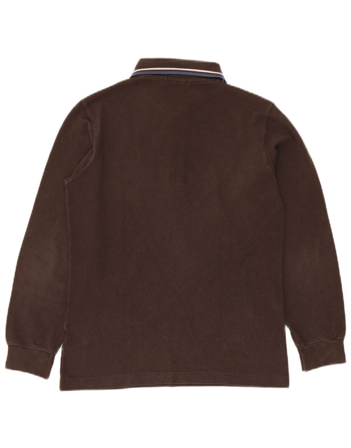 FRED PERRY Polo majica dugih rukava za dječake 13-14 godina, smeđi pamuk