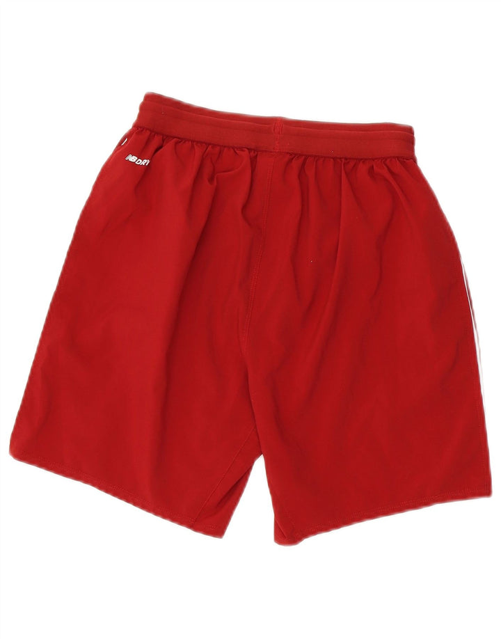 NEW BALANCE Boys Liverpool Graphic Sport Shorts 12-13 Years XL Bordo