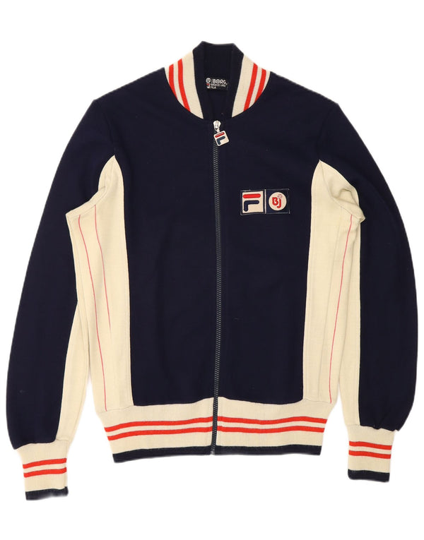 Fila Mens BJ Bjorn Borg teniska gornja jakna za trenirku UK 36 mala tamnoplava