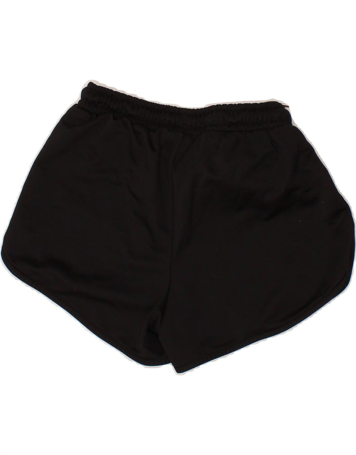 ELLESSE Womens Sport Shorts UK 8 Small Black Polyester Vintage Ellesse and Second-Hand Ellesse from Messina Hembry 