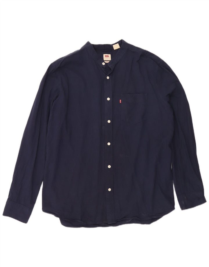 Levi's standardna muška košulja velika tamnoplava pamuk
