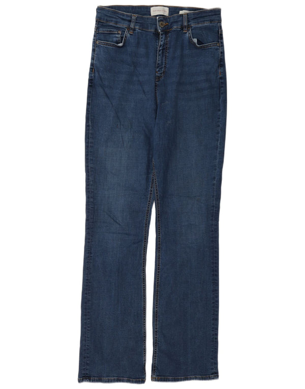 Marks & Spencer Ženske Per Una Slim Straight Jeans UK 14 Large W32 L32 Plava
