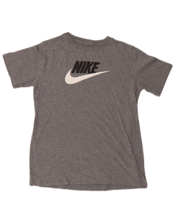Nike Boys Graphic T-Shirt Top 13-14 Years XL sivi pamuk