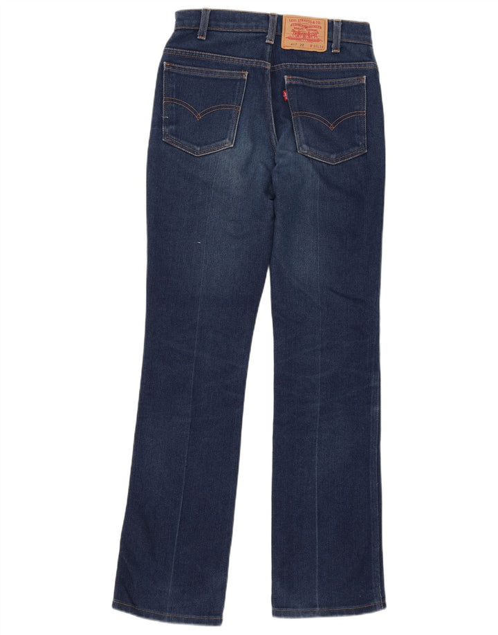 Levi's muške 417 Bootcut traperice W30 L34 plavi pamuk