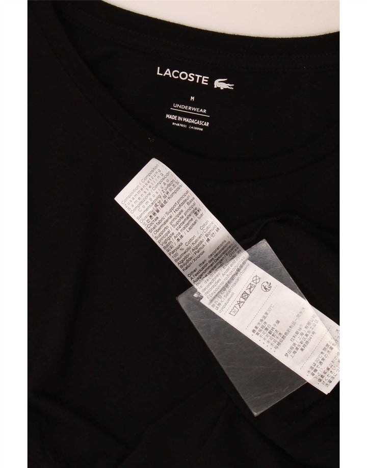 Lacoste ženska majica kratkih rukava UK 14 srednje crni pamuk