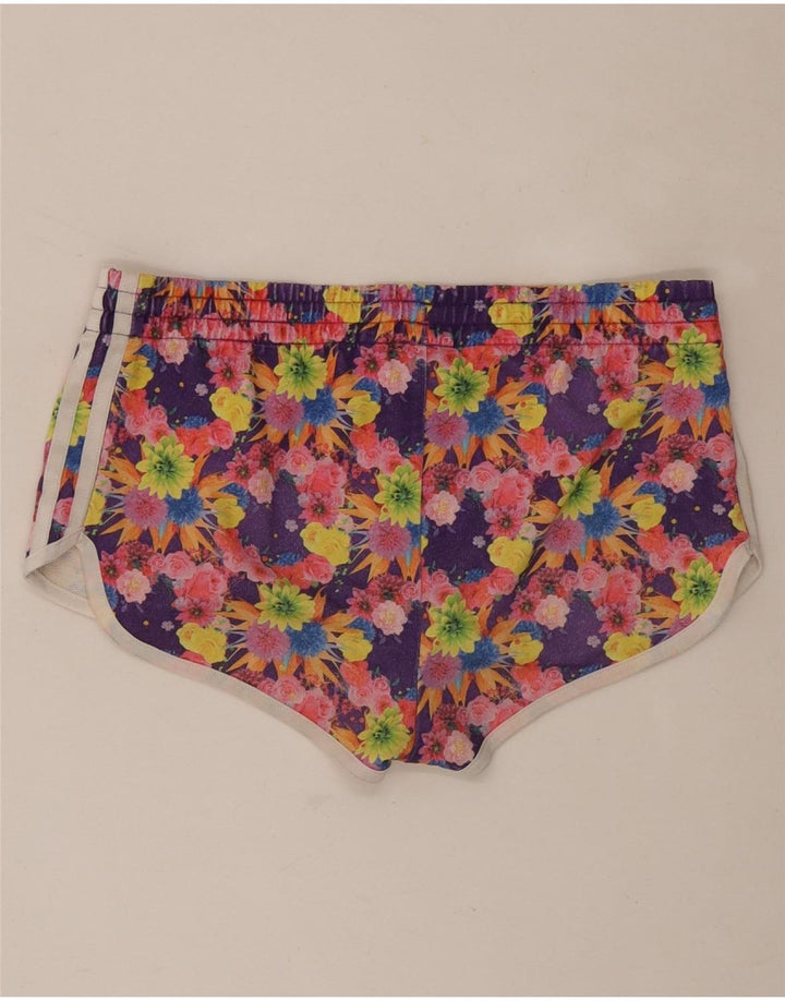 ADIDAS Girls Sport Shorts 12-13 Years  Multicoloured Floral