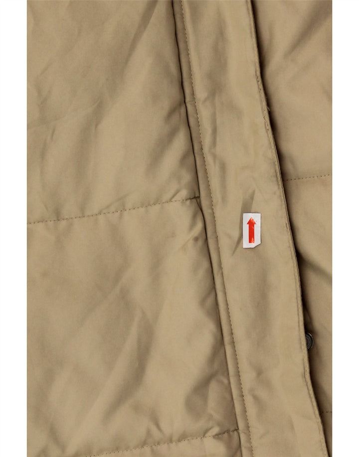 BEST COMPANY Womens Padded Coat UK 14 Large  Beige
