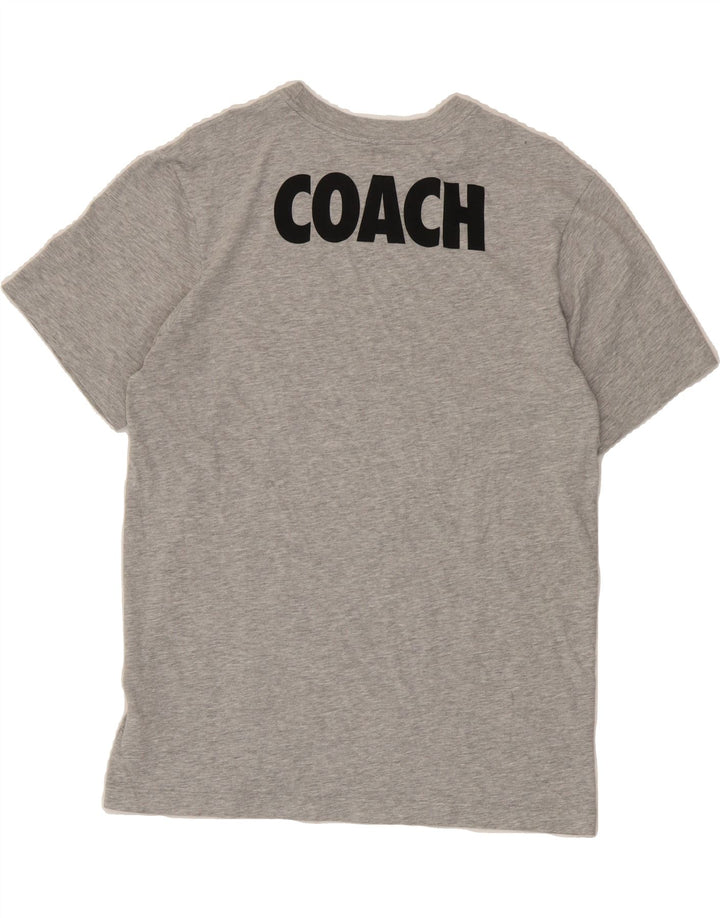 NIKE Womens Graphic T-Shirt Top UK 14 Medium Grey Cotton Vintage Nike and Second-Hand Nike from Messina Hembry 