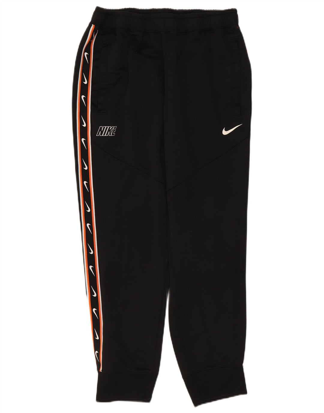 Nike Ženske grafičke trenirke Hlače Joggers UK 16 Veliki crni poliester