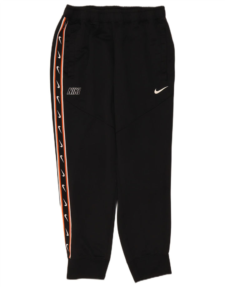 Nike Ženske grafičke trenirke Hlače Joggers UK 16 Veliki crni poliester