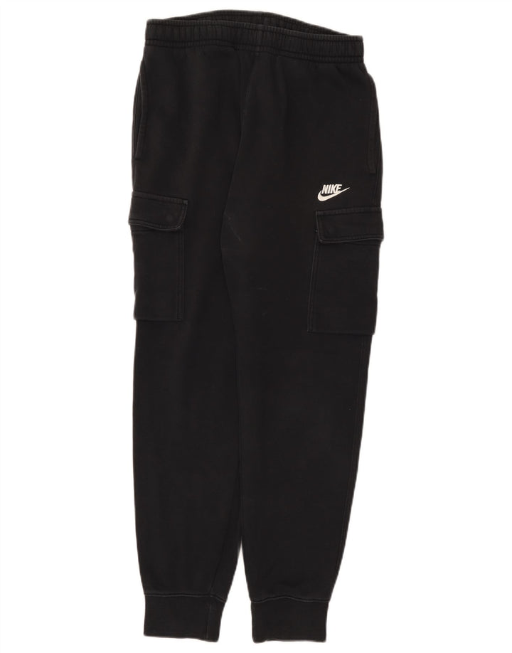 Nike muške kargo trenirke, male crne pamučne hlače