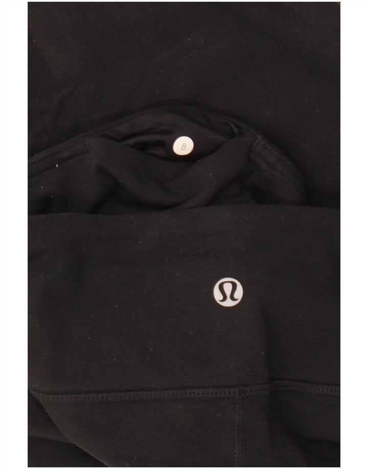 Lululemon ženske Capri tajice US 8 srednje crne sintetičke