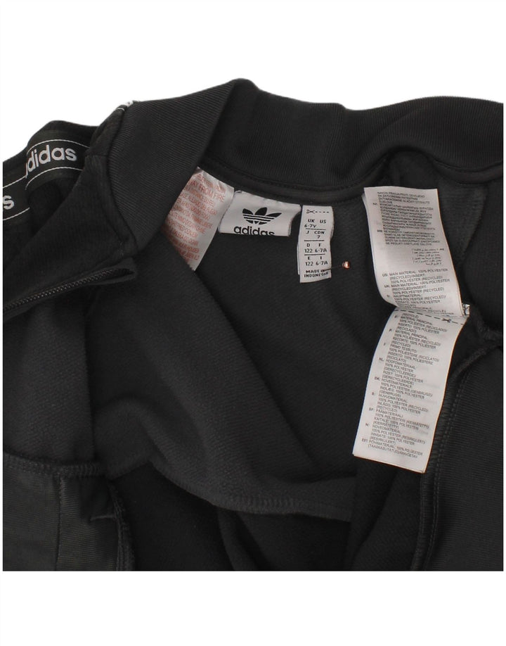 ADIDAS trenirka za dječake s grafičkim motivima, 6-7 godina, siva poliesterska jakna