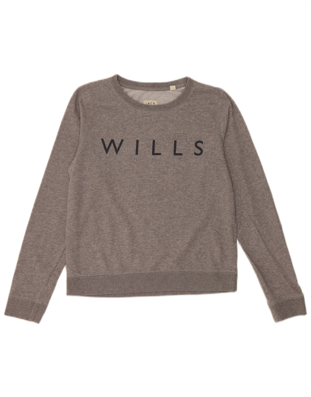 JACK WILLS Ženska majica s motivima UK 10 Mali sivi pamuk