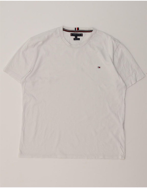 TOMMY HILFIGER Ženska majica kratkih rukava UK 18 XL Bijeli pamuk