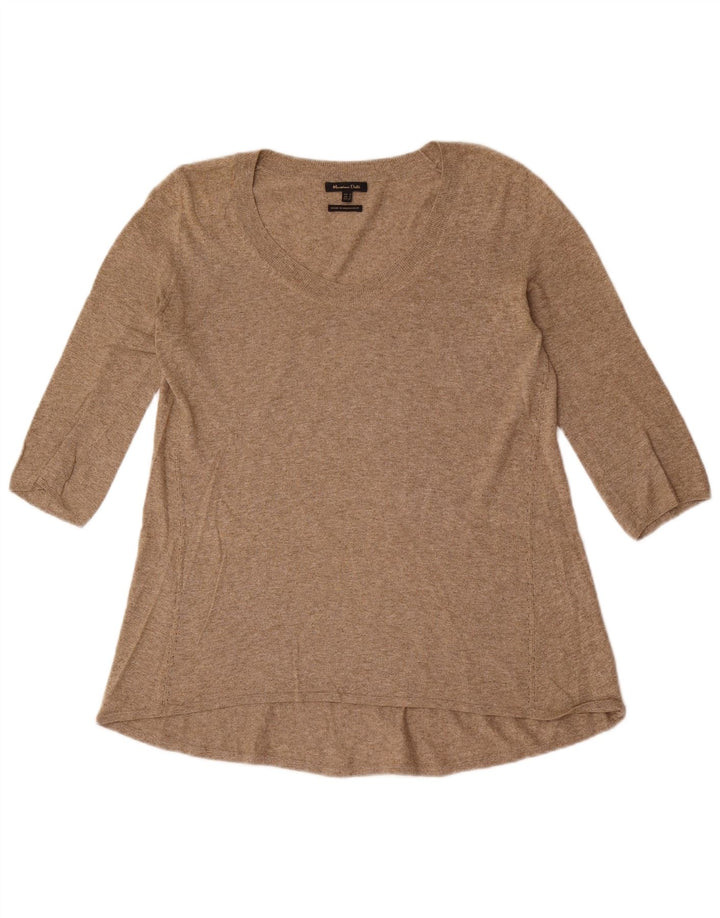 Massimo Dutti Ženska majica s 3/4 rukavima UK 10 Mala smeđa