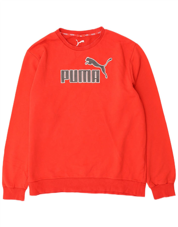 Puma muški džemper s grafičkim motivima 2XL crveni pamuk