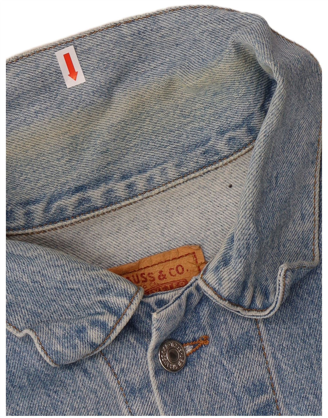 Levi's muška 501 traper jakna UK 42 XL plava