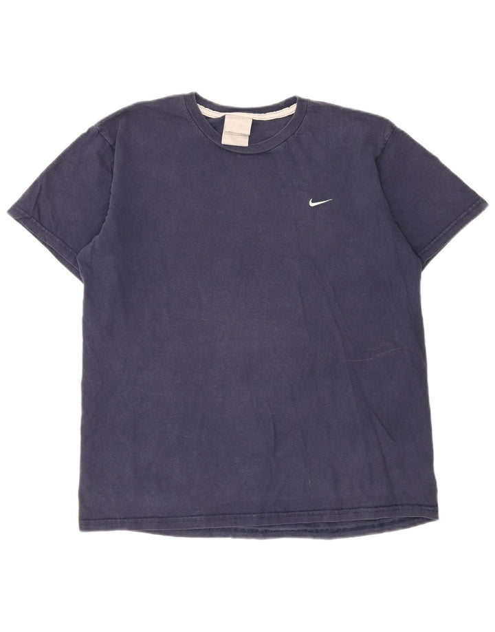 Nike muška majica kratkih rukava srednje tamnoplavi pamuk