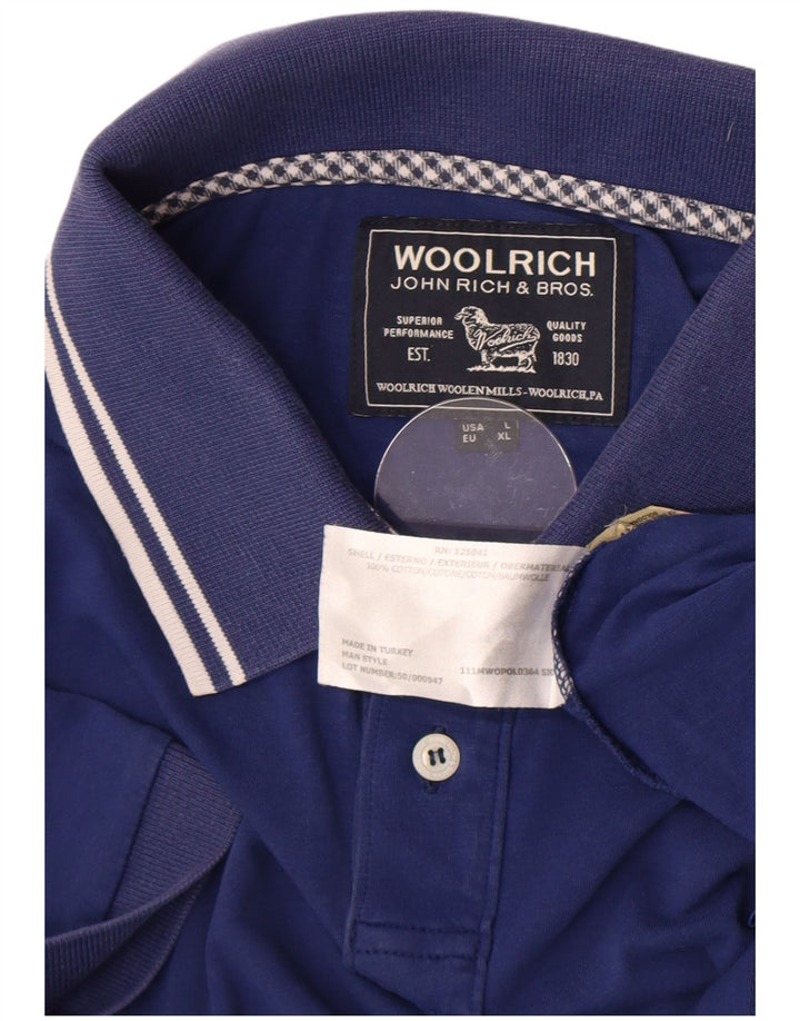 Woolrich muška polo majica velika tamnoplava pamuk