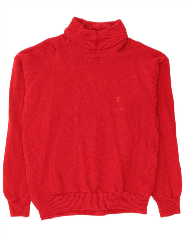 Trussardi ženski pulover s rol izrezom UK 12 srednje crvene boje