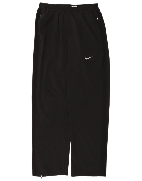 Nike Ženske Dri Fit Trenirke Hlače UK 16 Veliki crni poliester