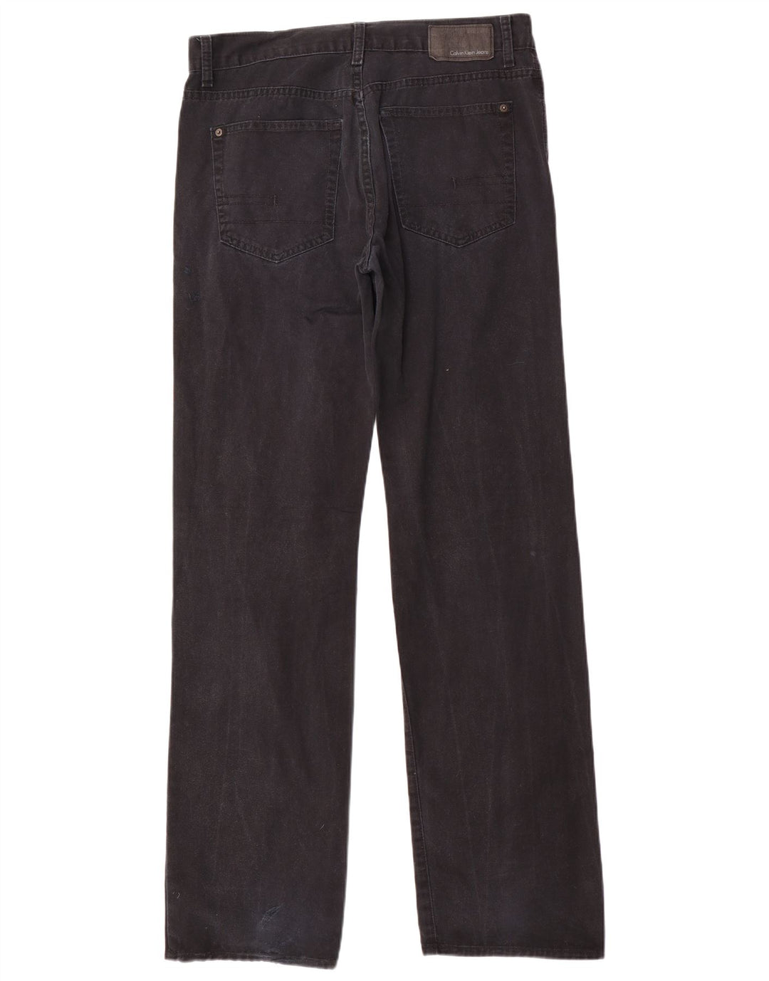 Calvin Klein muške ravne traperice W33 L34 tamnoplavi pamuk