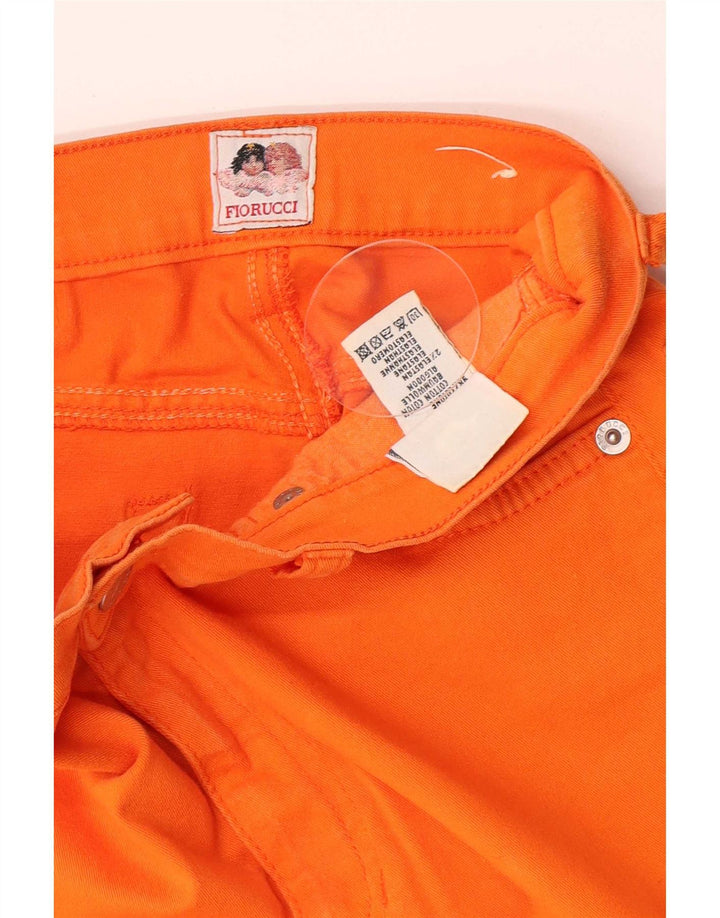 Fiorucci ženske uske traperice W28 L30 narančasti pamuk