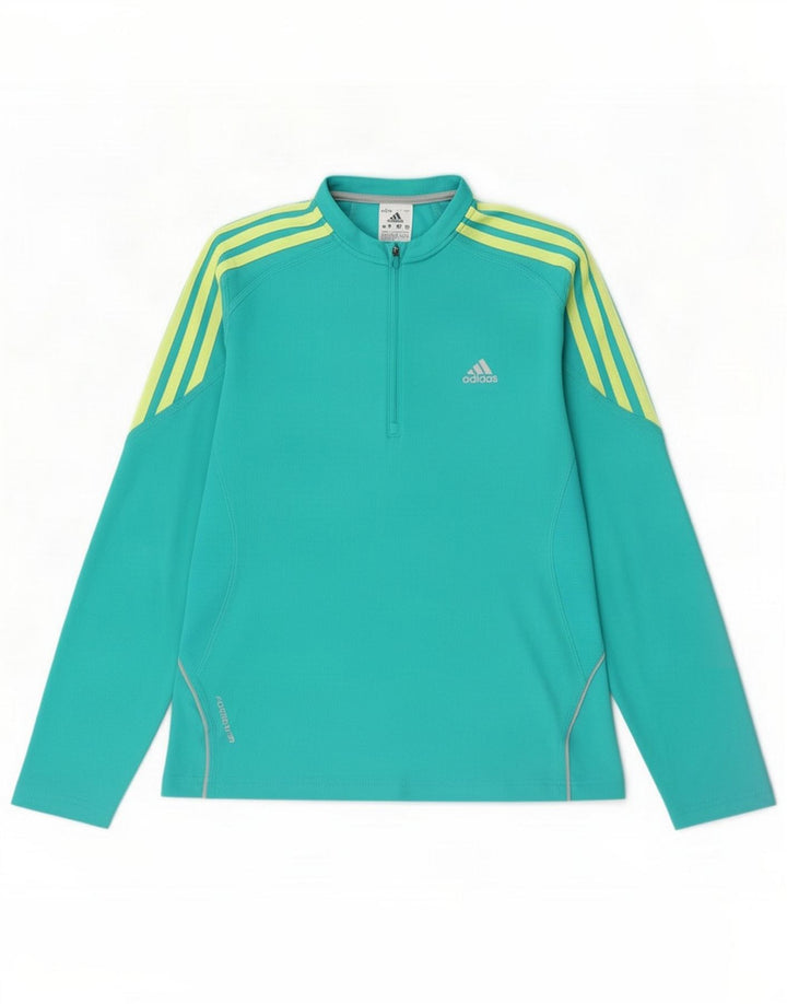 Adidas ženska majica s izrezom i trenirkom UK 14 srednje tirkizna
