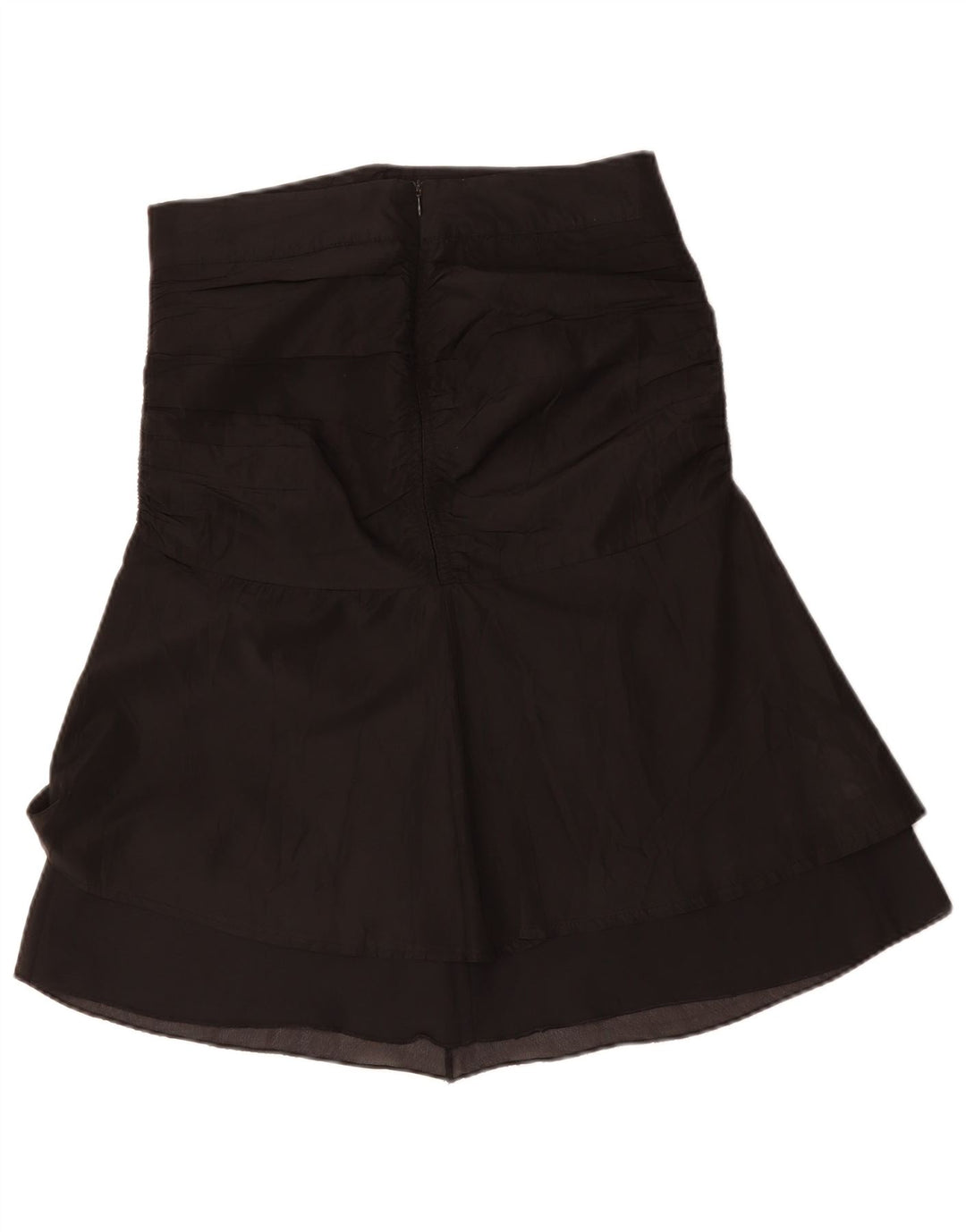 Vintage ženska suknja tulipana srednje veličine W30 crni acetat